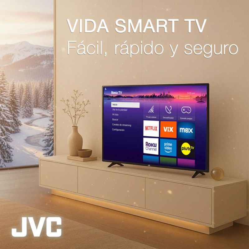 JVC SI40FR Smart TV LED Full HD 1080p Roku TV 40"