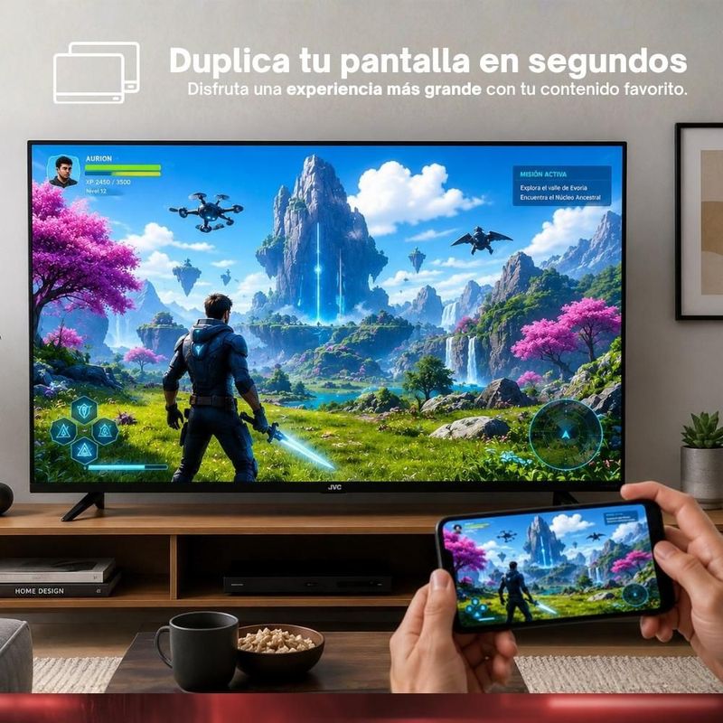 JVC Pantalla Smart TV 40 pulgadas Full HD LED Roku SI40FR