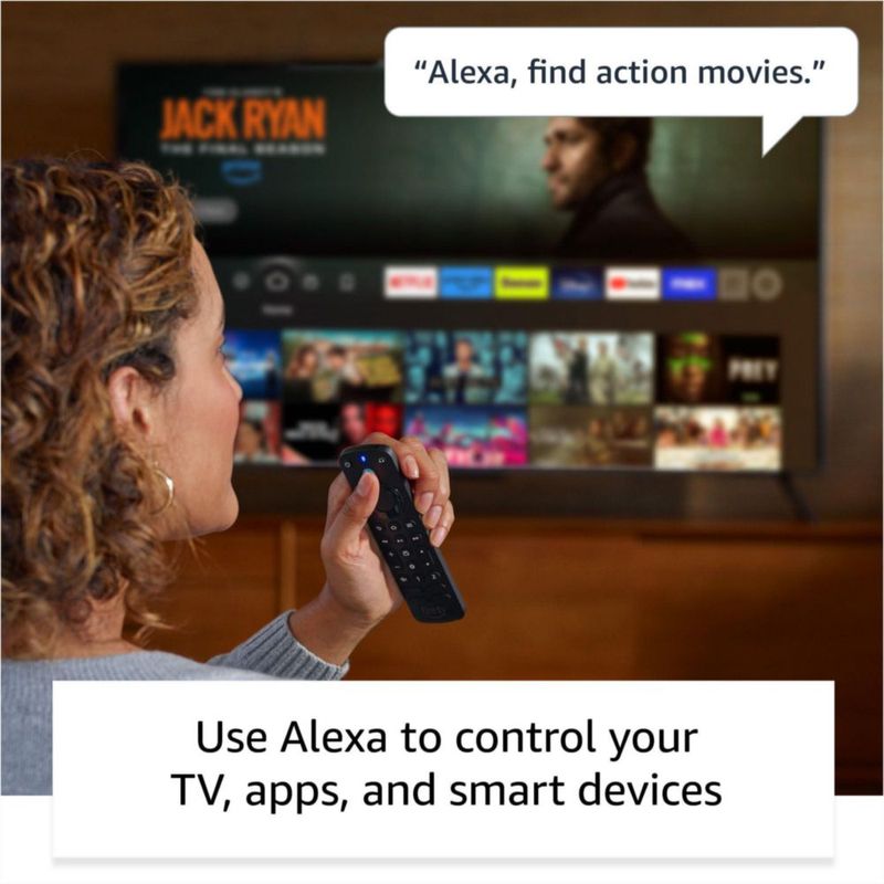 Control remoto por voz Amazon Alexa Pro con buscador remoto y control de TV