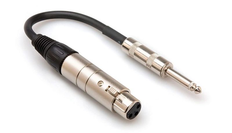 Transformador de impedancia Hosa MIT-176 XLR hembra a 1/4 de pulgada