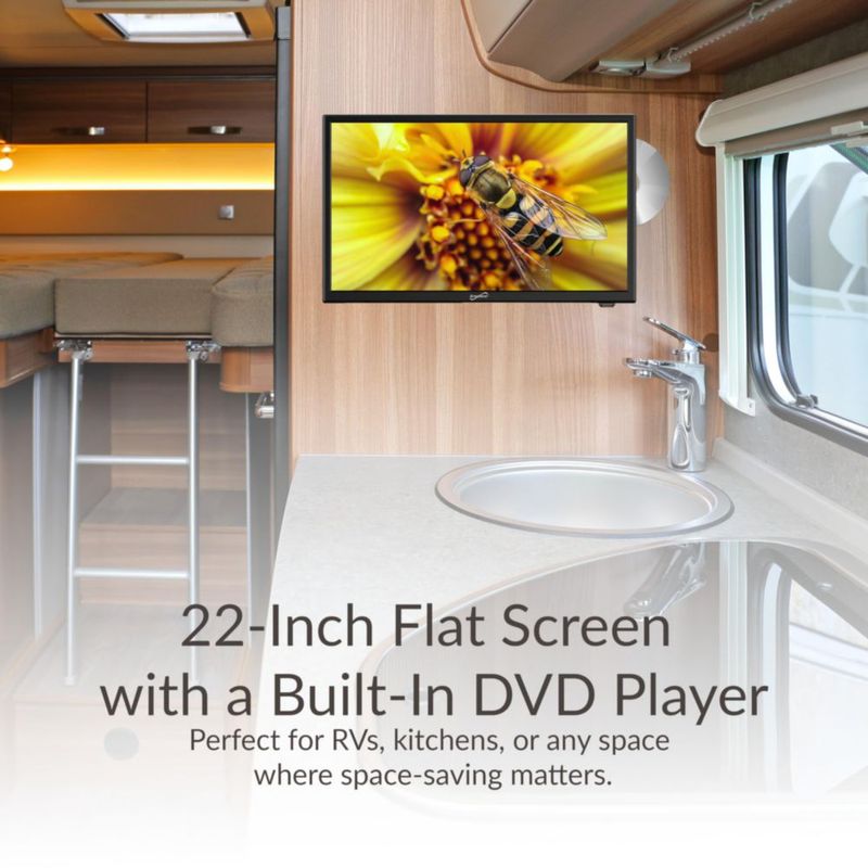 Televisión Supersonic SC-2212 22" HDTV DVD HDMI USB