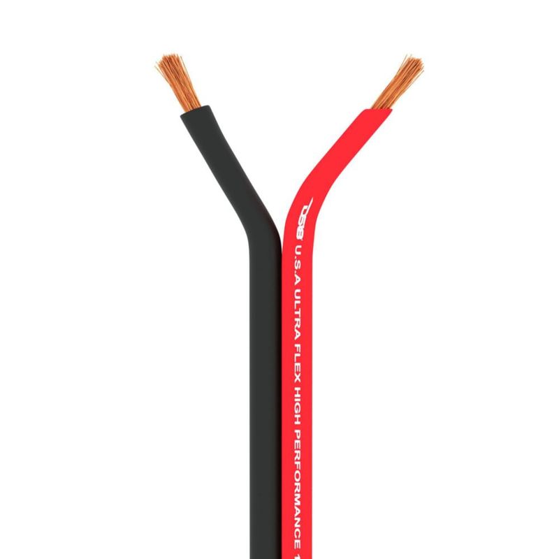 Cable para Bocina DS18 SW-12GA-100RB 12 AWG 30.5 m Rojo y Negro