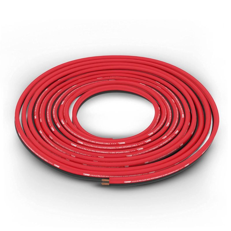 Cable para Bocina DS18 SW-12GA-100RB 12 AWG 30.5 m Rojo y Negro