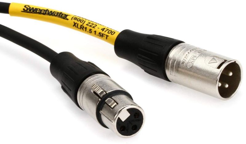 Cable XLR Proco EXM-1.5 macho a hembra de 05 m