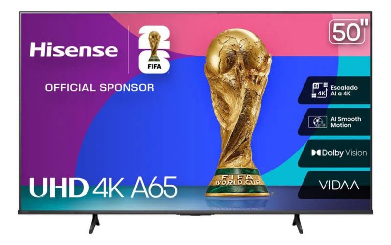 Smart TV Hisense 50" 4K UHD 50A6SV