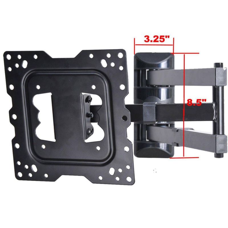 Soporte de pared para TV VideoSecu brazo de 24" movimiento completo inclinación y giro