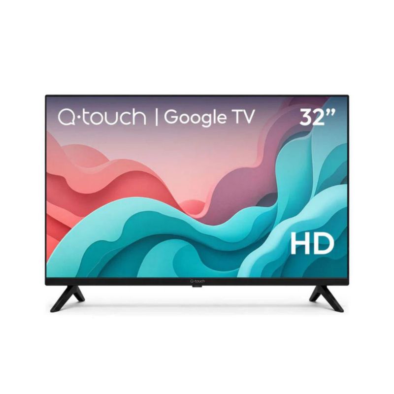 Televisión Pantalla 32 Pulgadas Q-touch Google TV HD GTV0032