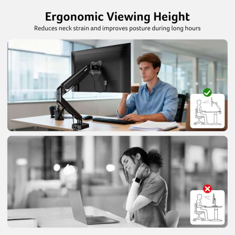Soporte Ajustable para Monitor Acer Compatible con Pantallas de 17 a 34"
