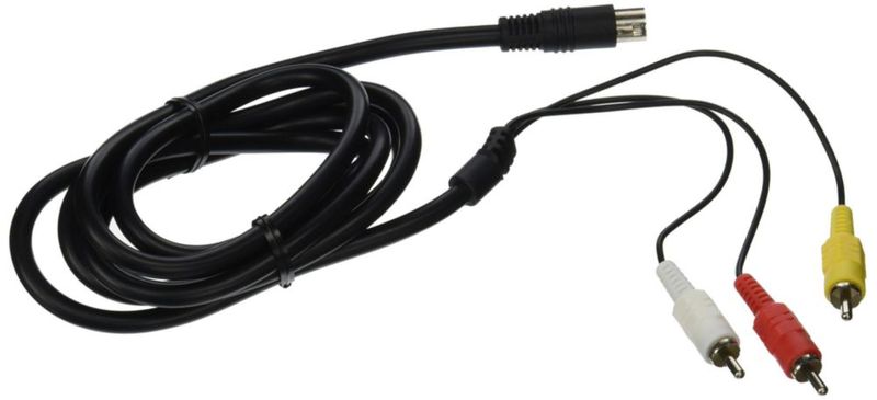 Cable AV Mizar Compatible con Sega Genesis 2 y 3