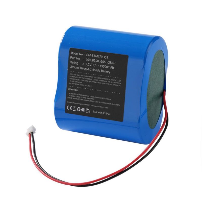 Batería Mingeris 7.2V 19500mAh Li-SOCl2 6.6x6.2x3.4 cm