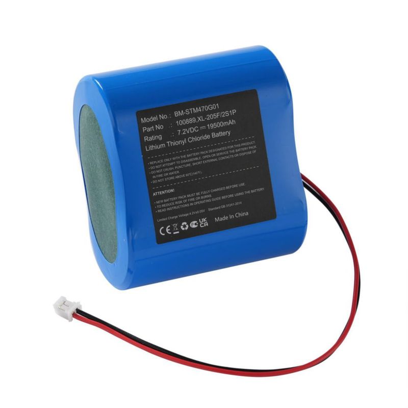 Batería Mingeris 7.2V 19500mAh Li-SOCl2 6.6x6.2x3.4 cm