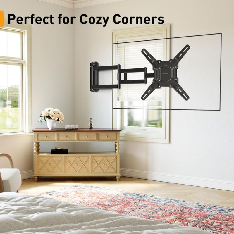 Soporte de Pared para TV Perlegear 32-65" de Movimiento Completo 400x400 mm