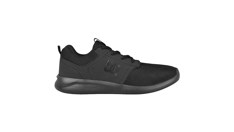 TENIS HOMBRE DC MIDWAY ADYS700136BLK TEXTIL NEGRO Elektra tienda