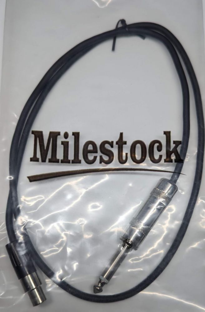 Cable Milestock TA4F a conector de 1/4" de 4 pines 76 cm