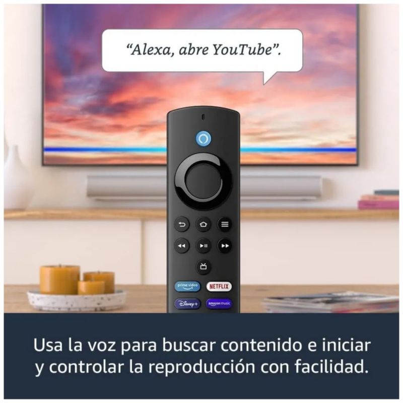 Stick B091G4YP57 de voz 2.ª generación Full HD 8GB negro con 1GB de memoria RAM