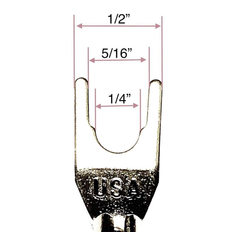 Cable de altavoz CNCESS 20 cm 8 AWG (4 unidades)