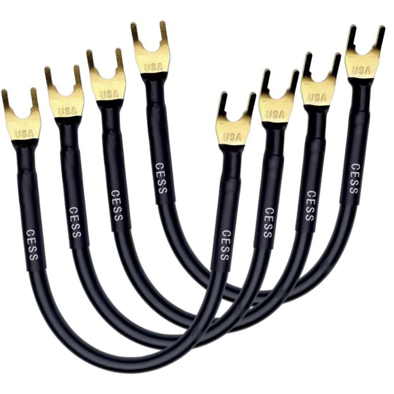 Cable de altavoz CNCESS 20 cm 8 AWG (4 unidades)