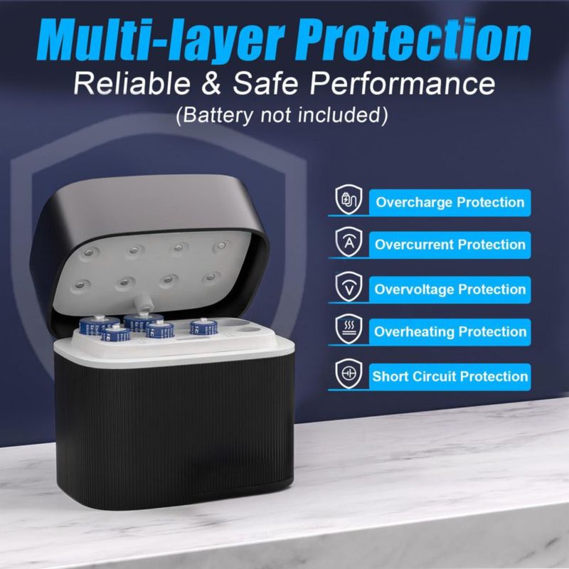 Cargador de Baterías Maxfree Tipo C con Pantalla LED