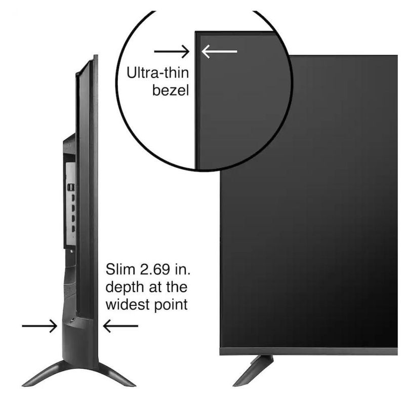 Smart TV Pioneer 43 Pulgadas LED 4K UHD Roku TV HDR10 Dolby Audio