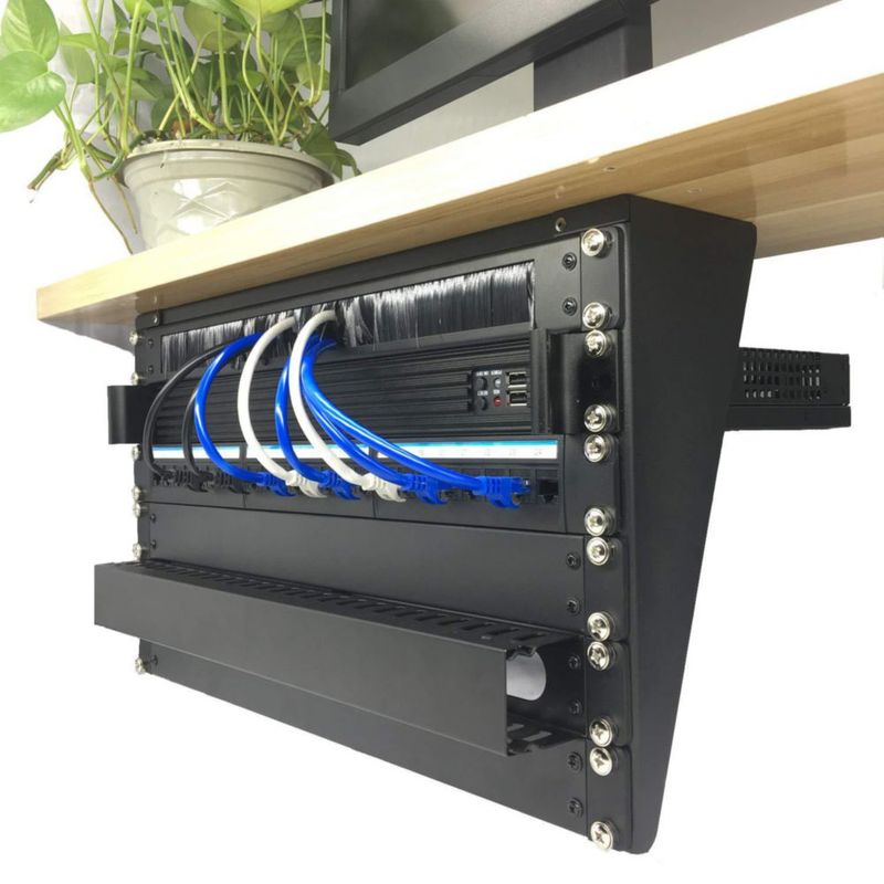 Rack de pared Mofangtech 6U 49x28x10 cm 20 kg