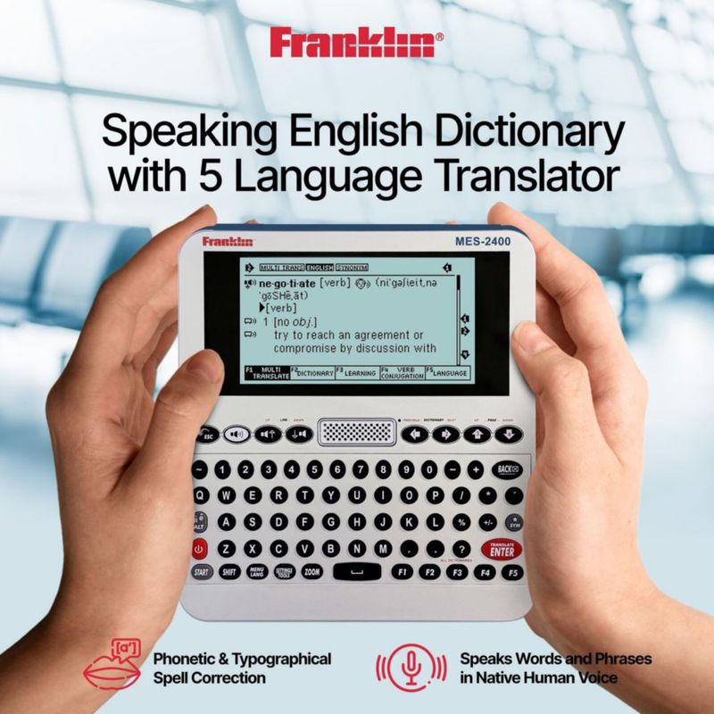 Diccionario Franklin MES-2400 Multilingüe
