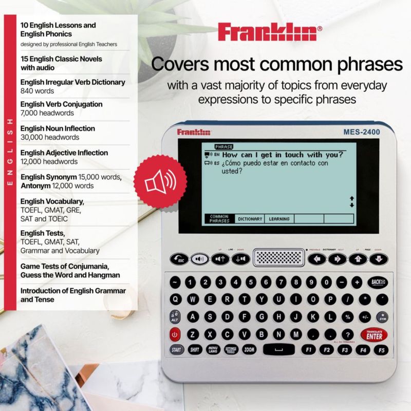 Diccionario Franklin MES-2400 Multilingüe