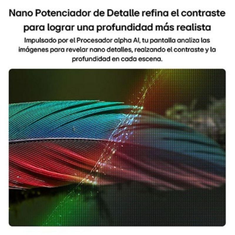 Pantalla Smart TV LG 43 pulgadas NANO 4K UHD AI NU80 webOS 2026