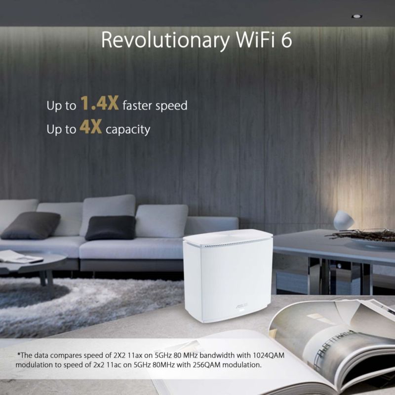 Router WiFi ASUS ZenWiFi AX XC5 AX3000 con MoCA 2.5