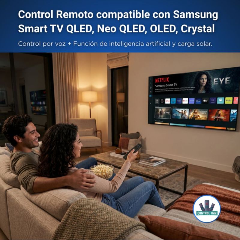 Control Para Samsung CU8500 CU8000 Solar Boton AI