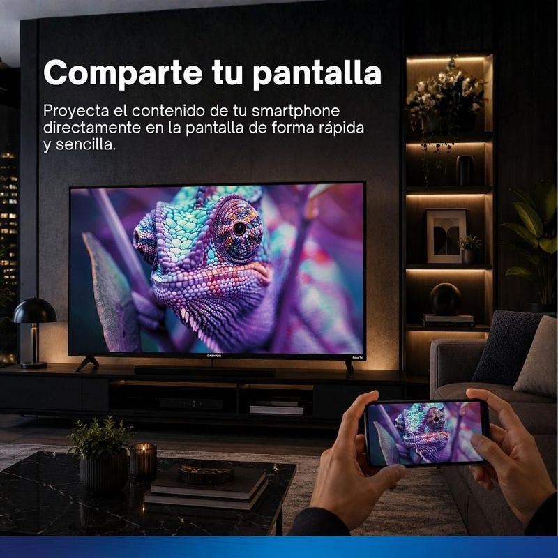 Daewoo Pack 2 Smart TV 32 Pulgadas HD LED Roku TV Netflix YouTube Prime Video Modelo DAW32R