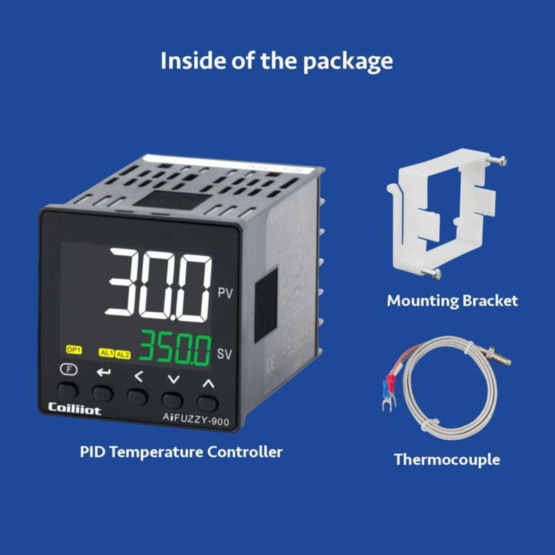 Controlador Coiliiot 48×48 mm AC100‑240 V Salida Dual