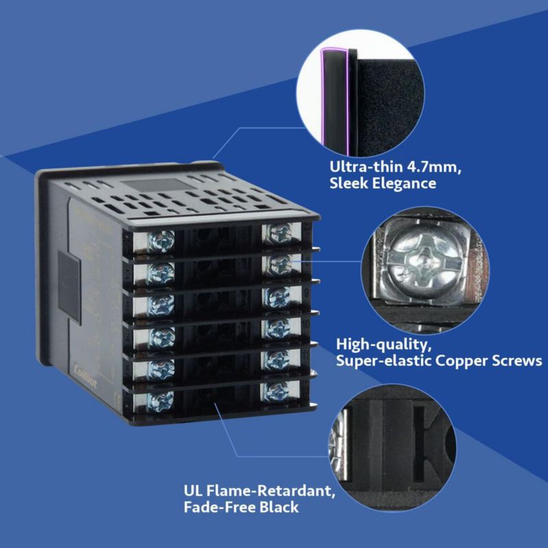 Controlador Coiliiot 48×48 mm AC100‑240 V Salida Dual