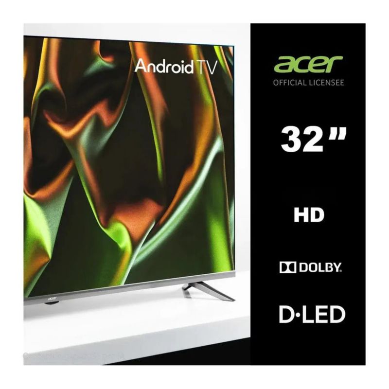 Smart Tv Pantalla Acer 32 Pulg Dled hd Android Tv Ok Google