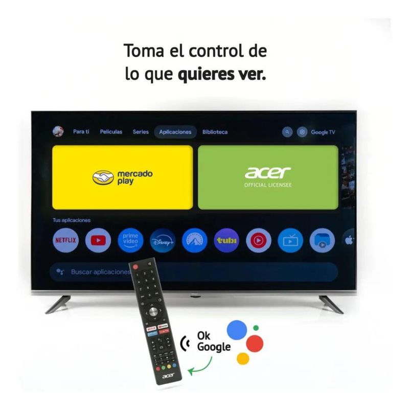 Smart Tv Pantalla Acer 32 Pulg Dled hd Android Tv Ok Google