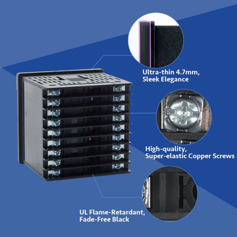 Controlador Coiliiot 72x72 mm AC100-240V Salida Dual