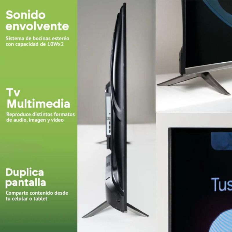 Smart TV Acer de 55" QLED 4K con Google TV y Dolby Audio
