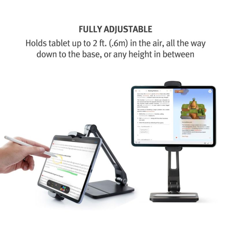 Soporte para iPad Twelve South HoverBar Duo (2.ª generación) color negro