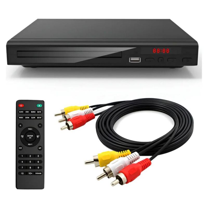 Reproductor De DVD Ultra HD Alta Resolución 110v Negro