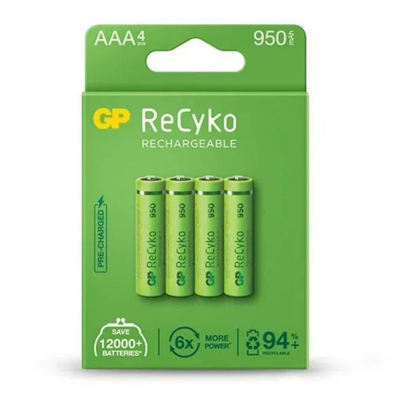Batería GP 12 V 1000 mAh AAA/LR03 Paquete de 4