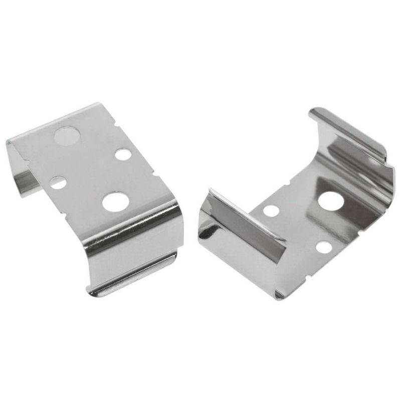 Sujetadores metálicos para batería de 9 V VAKTOK pack de 4 (28 × 16 × 14 mm)