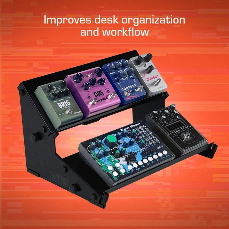 Soporte de Escritorio ANALOG CASES 39 cm de 2 Niveles para FX/Sintetizador
