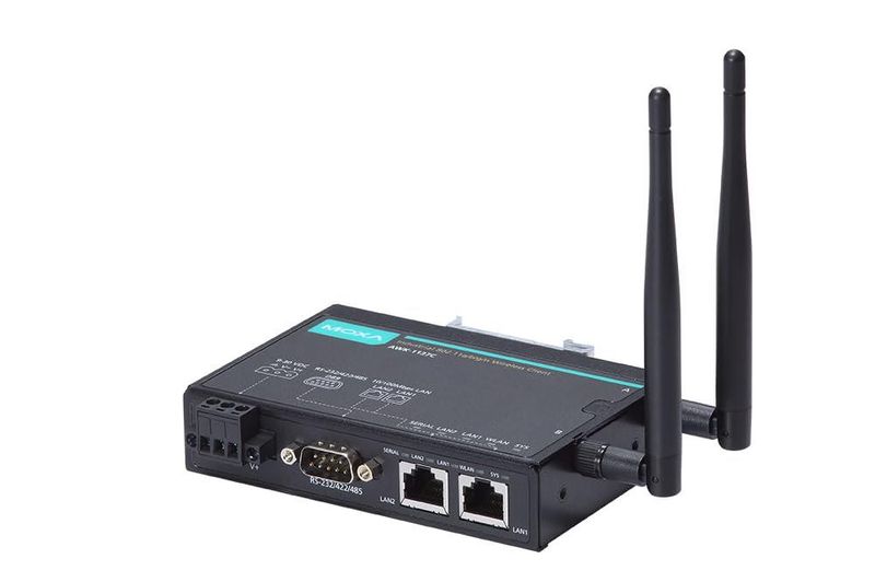 Cliente inalámbrico Moxa AWK-1137C-US 0‑60 °C