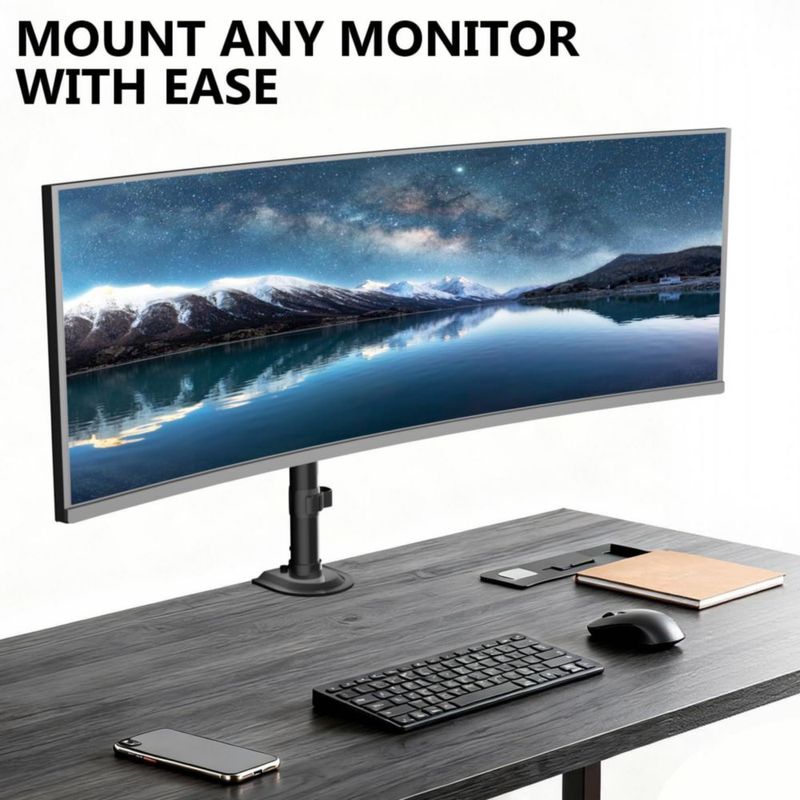 Brazo Articulado para Monitor WALI 13-49" Movimiento Completo 20 kg VESA 75/100 mm