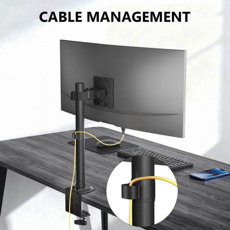 Brazo Articulado para Monitor WALI 13-49" Movimiento Completo 20 kg VESA 75/100 mm