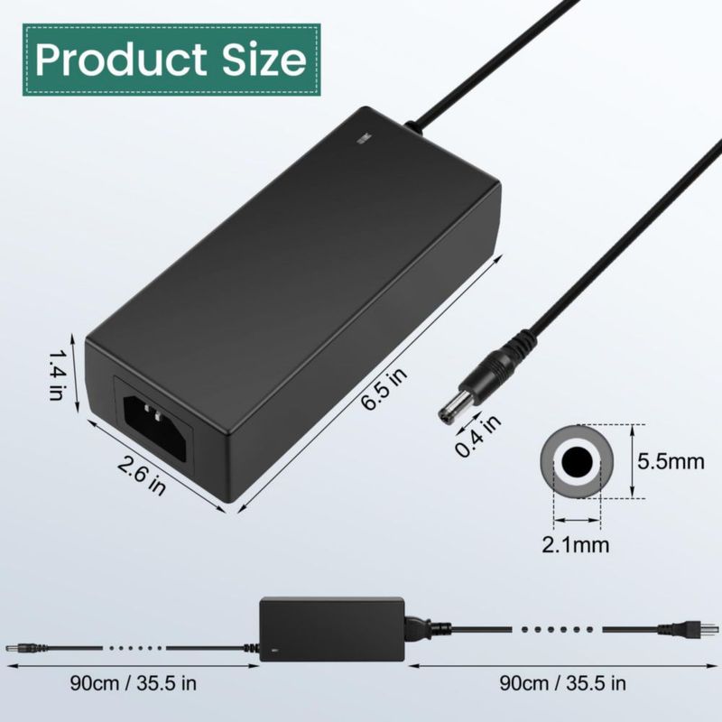 Fuente de Alimentación Taormey 24V 5A 120W Adaptador AC/DC 110V/220V