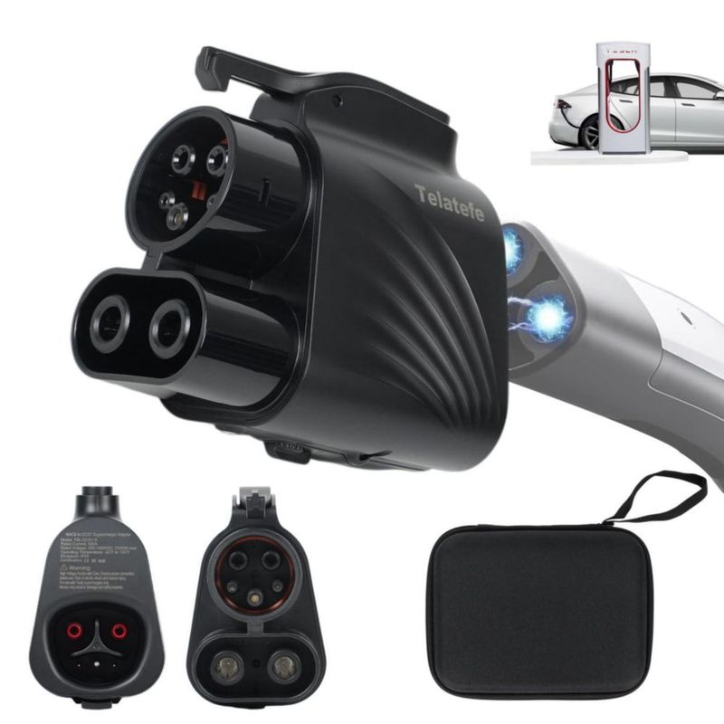 Adaptador de Carga Telatefe NACS a CCS1 250 kW 500 A