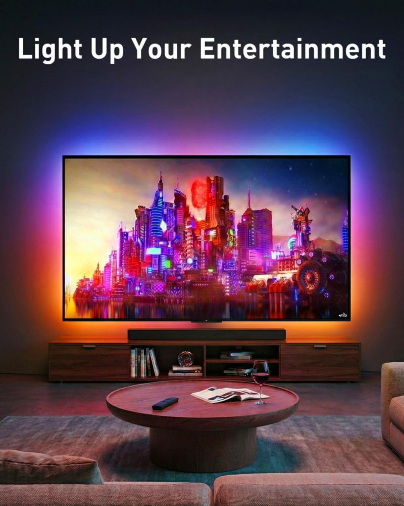 Soporte de Pared para TV PERLESMITH 37-86" Movimiento Completo con Luz LED