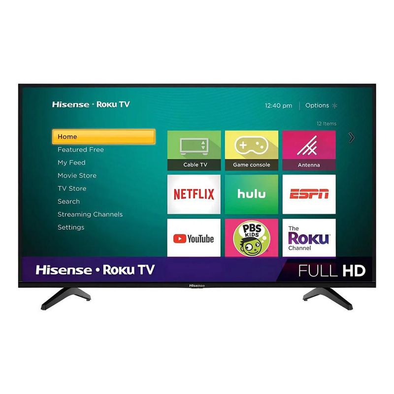 Pantalla LED Smart Tv Hisense 40" ROKU TV 40H4030F