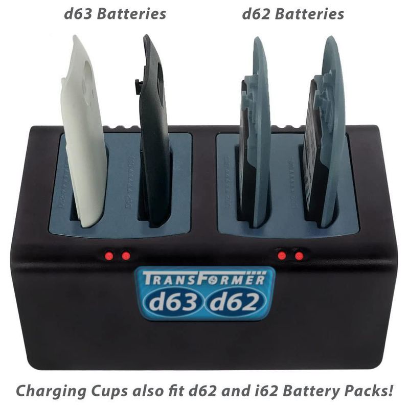 Cargador de Baterías Artisan Power Ascom d63/i63 de 4 Bahías