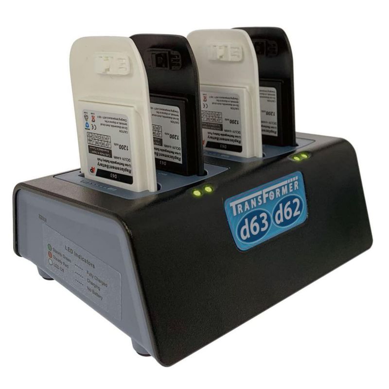 Cargador de Baterías Artisan Power Ascom d63/i63 de 4 Bahías